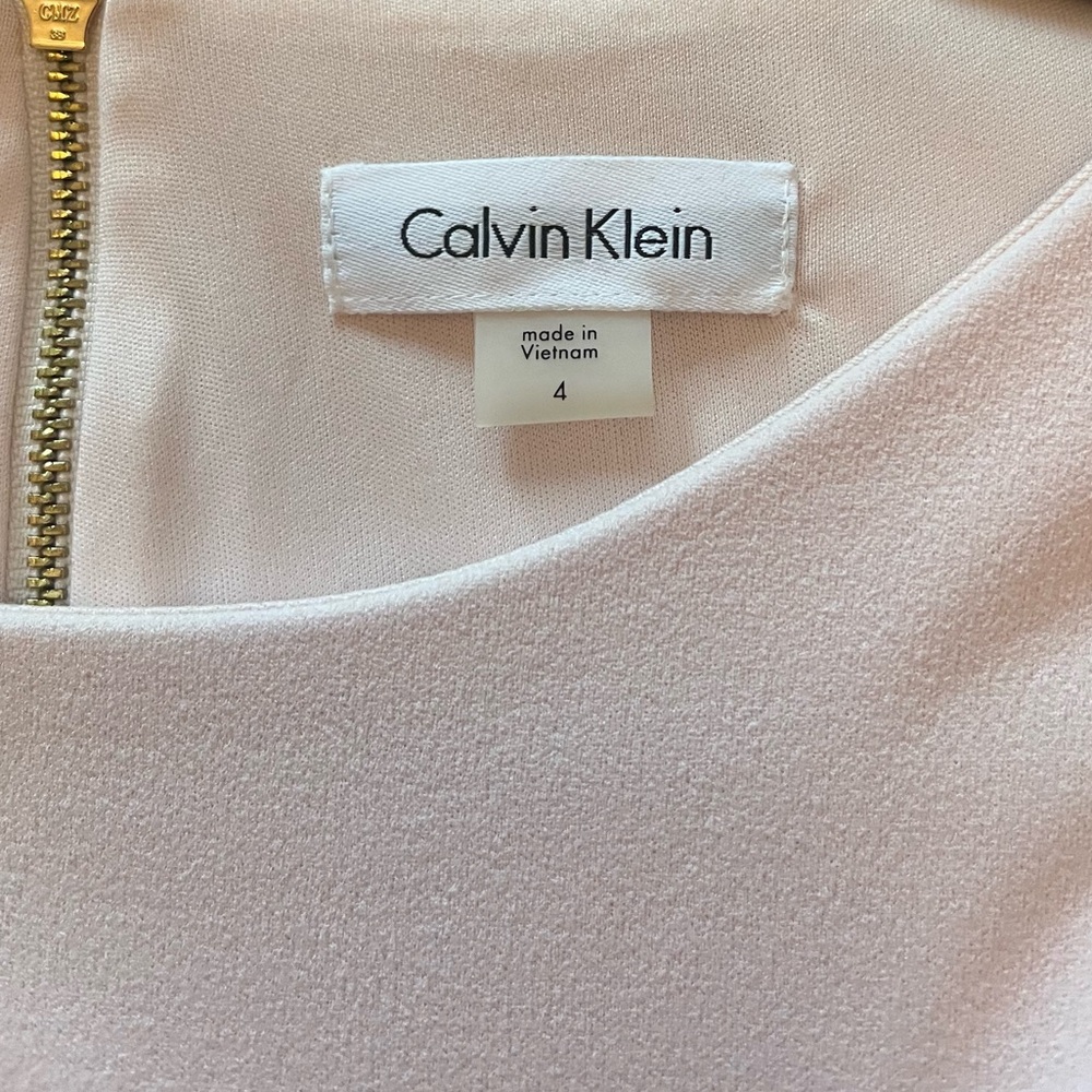 Calvin Klein Light Pink Bell Sleeve Dress - Picture 4 of 9